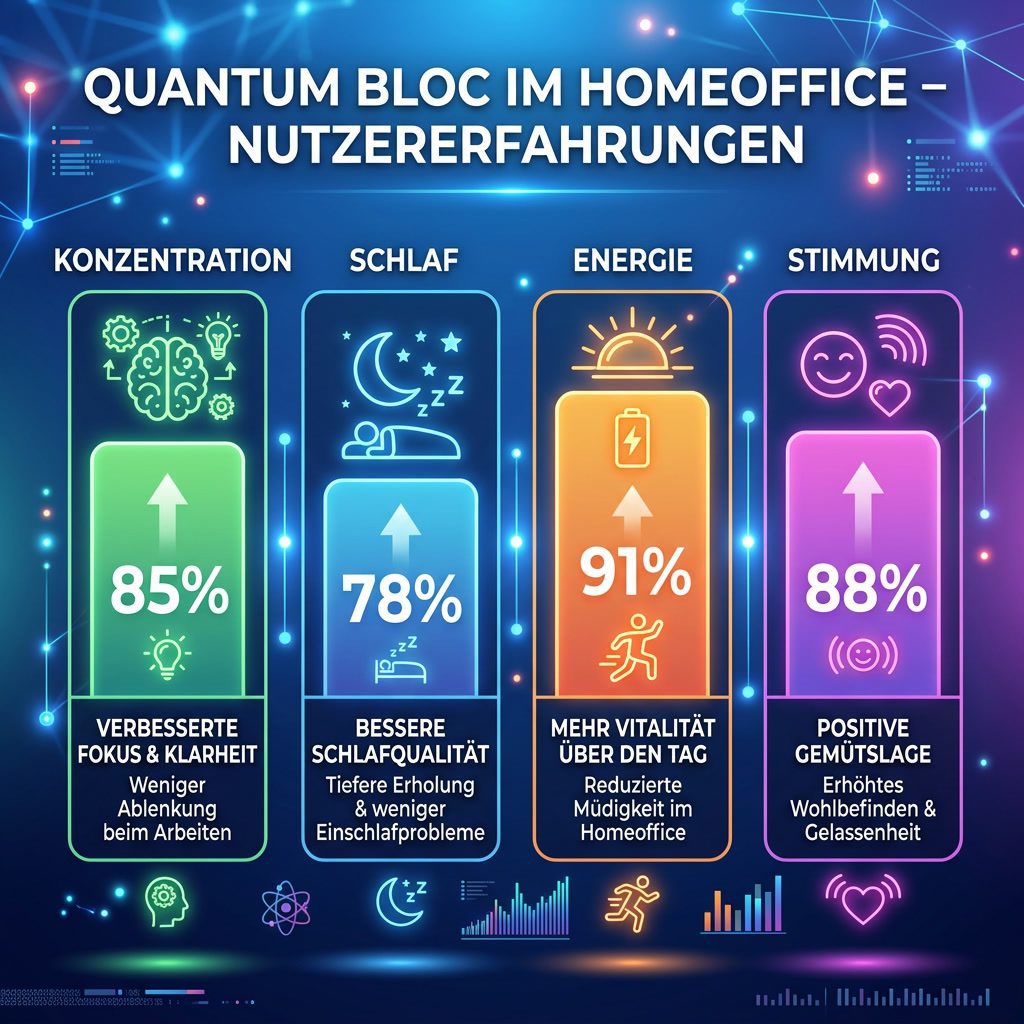 Häufig berichtete Effekte des Leela Q Quantum Bloc
