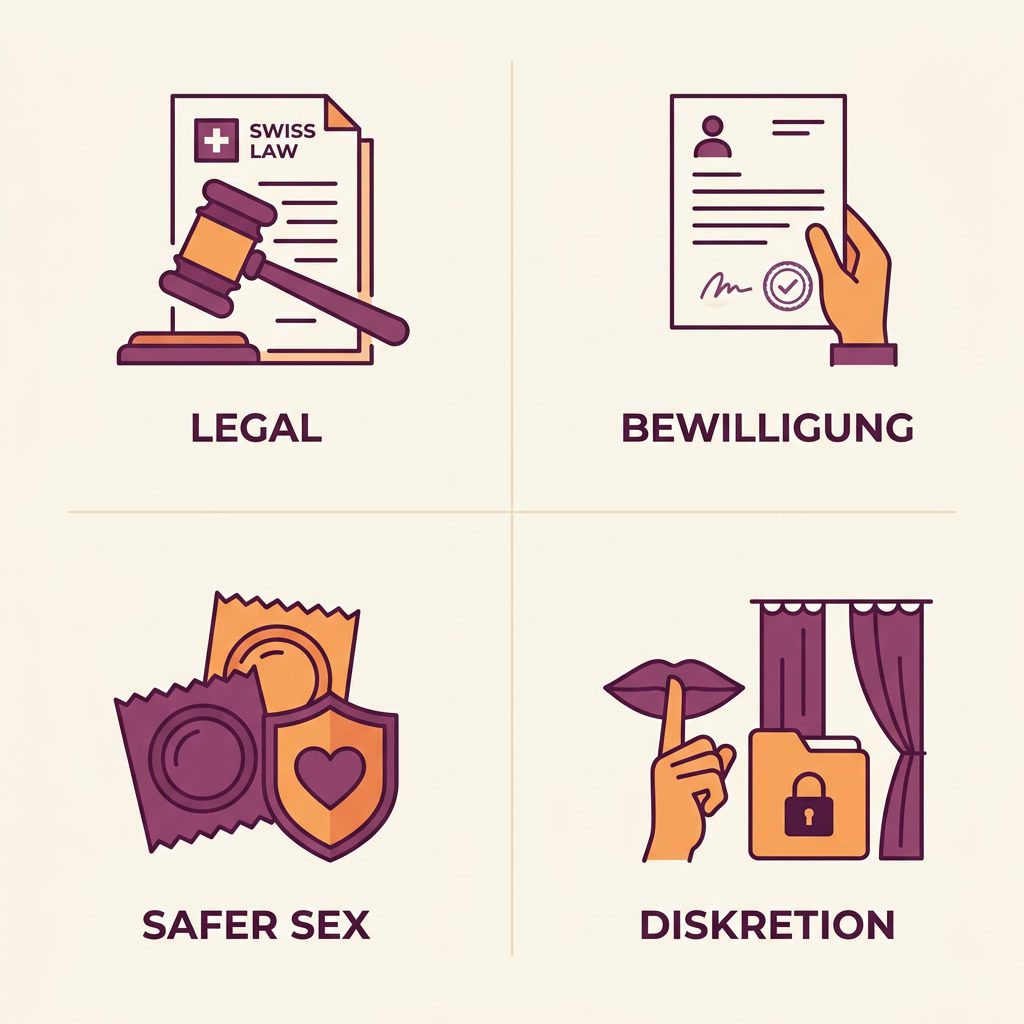 Infografik: Sex in Winterthur – legal, Bewilligung, Safer Sex und Diskretion in der Schweiz