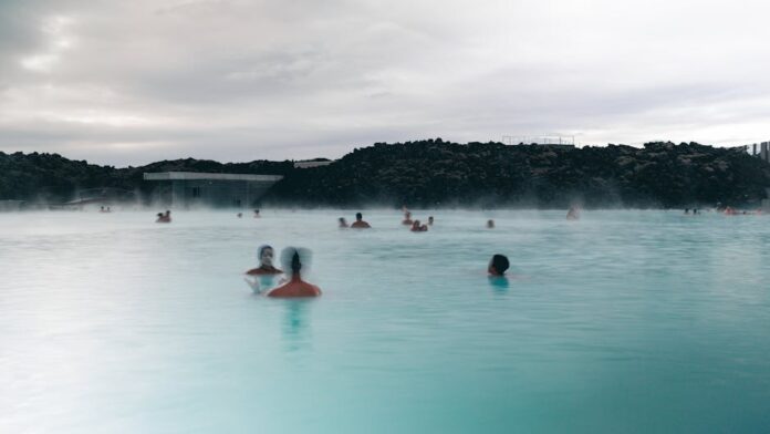 therme bad staffelstein - People enjoying relaxation and recreation in Iceland's soothing Blue Lagoo